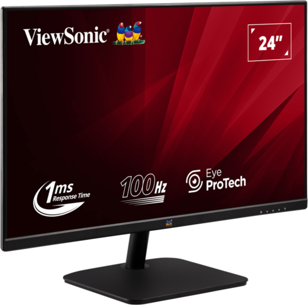 Bundle Monitor Viewsonic VA2432-H-2 24” Full HD 100Hz IPS bonus 1 Lisensi Tahunan 2 user.